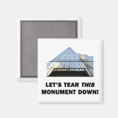 Lass uns dieses Denkmal abreißen Magnet (Vorderseite/Rückseite)