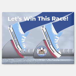Lass uns dieses Rennen gewinnen! Magnet