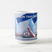 Lass uns dieses Rennen gewinnen! Mug Kaffeetasse (Mittel)