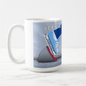 Lass uns dieses Rennen gewinnen! Mug Kaffeetasse (Links)
