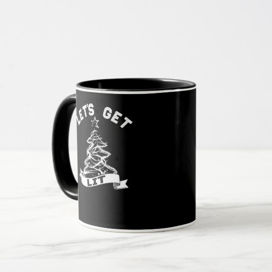 Lass uns dieses Weihnachts-Funny-Spaß-Angebot für Tasse (Vorderseite Links)