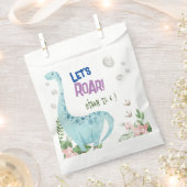 Lass uns Dino Party Kindergeburtstag brüllen Geschenktütchen (Ausgeschnitten)