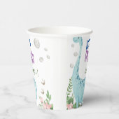 Lass uns Dino Party Kindergeburtstag brüllen Pappbecher (Rechts)