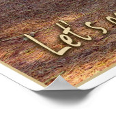 Lass uns ein Abenteuer machen! Poster (Ecke)