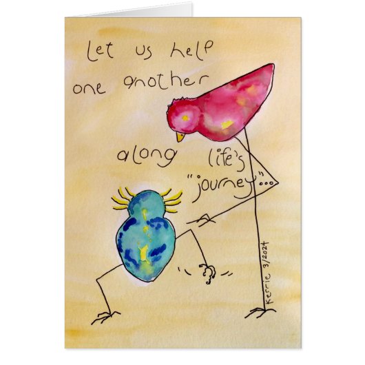 Lass uns einander helfen (Vorne)