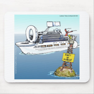 Lass uns eine Kreuzfahrt machen Lustige Geschenke  Mousepad