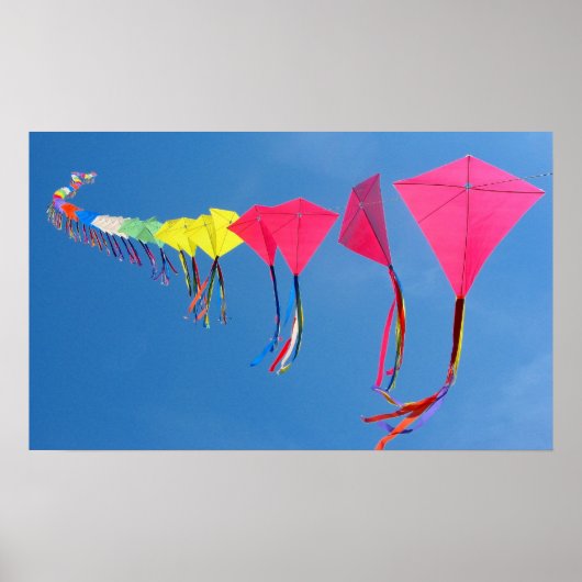 Lass uns einen Drachen fliegen! Poster (Vorne)