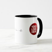 "Lass uns einen Kaffee trinken" LOGO Tasse (VorderseiteRechts)