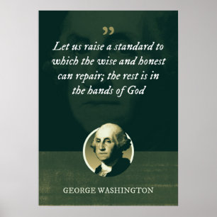 Lass uns einen Standard zu erhöhen, zu dem die Wei Poster