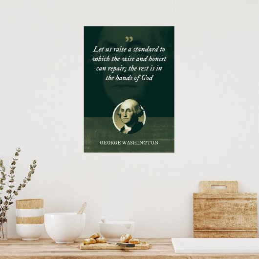 Lass uns einen Standard zu erhöhen, zu dem die Wei Poster (Küche)