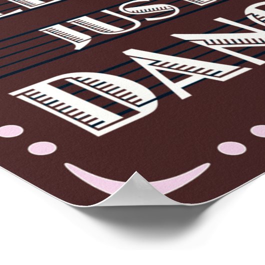 Lass uns einfach tanzen poster (Ecke)