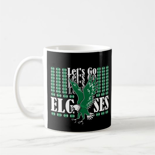 Lass uns Elgses Funny Meme gehen Kaffeetasse (Links)