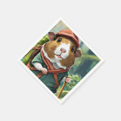 Lass uns entdecken! Outdoor Guinea Schweineschwanz Serviette (Ecke)