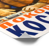 Lass uns erobern den Weltraum - sowjetische Raumfa Poster (Ecke)