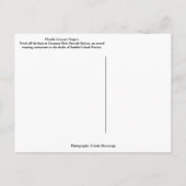 Lass uns essen gehen! Florida Grouper Fingers Postkarte (Rückseite)