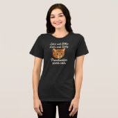 Lass uns essen, Kätzchen. Lass uns essen, Kätzchen Tri-Blend Shirt (Vorderseite voll)