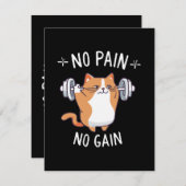 Lass uns etwas Muskel bauen! Gym Time! Begleitkarte (Vorne/Hinten)