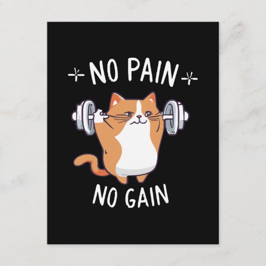 Lass uns etwas Muskel bauen! Gym Time! Begleitkarte (Vorderseite)