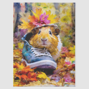 Lass uns Extravagant werden! Guinea Pig in Hut Seidenpapier