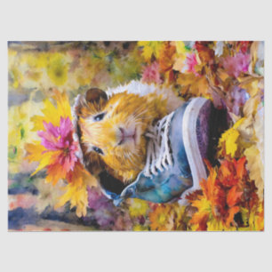 Lass uns Extravagant werden! Guinea Pig in Hut Seidenpapier