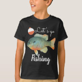 Lass uns fischen gehen T-Shirt (Vorderseite)