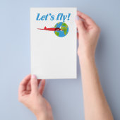 Lass uns fliegen flyer (Handgriff)