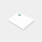 Lass uns fliegen post-it klebezettel (angewinkelt)
