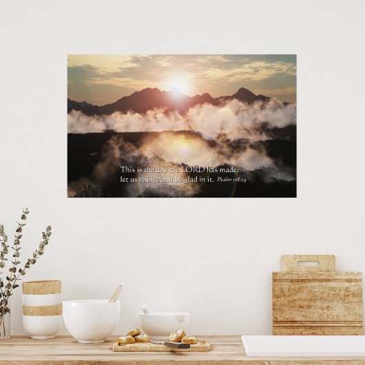 Lass uns Freude Poster (Küche)