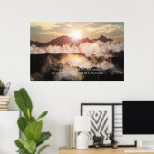 Lass uns Freude Poster (Heimbüro)