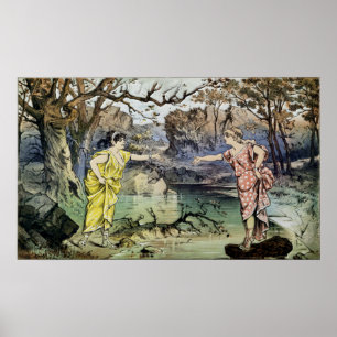 Lass uns Frieden haben, jetzt wird ein Präsident g Poster