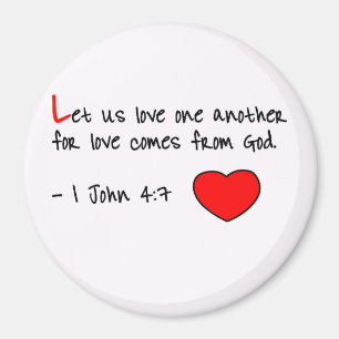 Lass uns gegenseitig Liebe Magnet