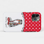 Lass uns gehen! Australischer Schäferhund (blaues Case-Mate iPhone Hülle (Rückseite (Horizontal))