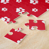Lass uns gehen! Australischer Schäferhund (blaues  Puzzle (Seite)
