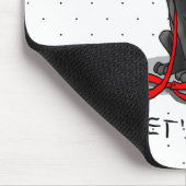 Lass uns gehen! Black Labrador Retriever - Niedlic Mousepad (Ecke)