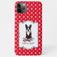 Lass uns gehen! Boston Terrier Dog (schwarz) Funny