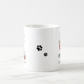 Lass uns gehen! (für einen Spaziergang) Samoyed w Kaffeetasse (Mittel)