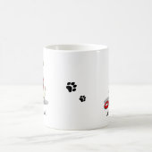 Lass uns gehen! Gelbe Labrador Labrador Retriever  Kaffeetasse (Mittel)