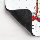 Lass uns gehen! Gelbe Labrador Labrador Retriever Mousepad (Ecke)