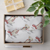 Lass uns gehen! Gelbes Labrador Retriever - Niedli Seidenpapier (Geschenk)