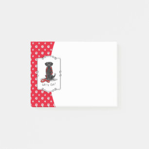 Lass uns gehen! Labrador Retriever Niedlich Post-it Klebezettel