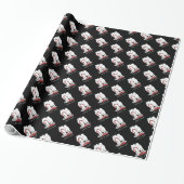 Lass uns gehen! Samoyed & Leine Geschenkpapier (Ungerollt)