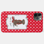 Lass uns gehen! Schokolade Labrador Labrador Retri Case-Mate iPhone Hülle (Rückseite (Horizontal))