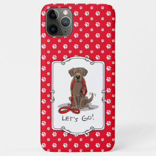 Lass uns gehen! Schokolade Labrador Labrador Retri Case-Mate iPhone Hülle