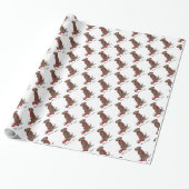 Lass uns gehen! Schokolade Labrador Labrador Retri Geschenkpapier (Ungerollt)
