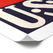 Lass uns gehen! U.S. Marines. Poster (Ecke)