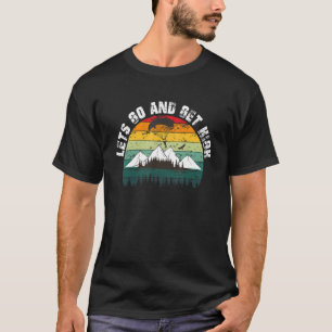 Lass uns gehen und high werden Retro Fallschirmspr T-Shirt