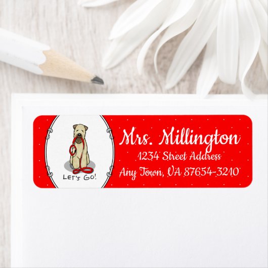 Lass uns gehen! Walk Wheaten Terrier Dog (Weizen 1 (Insitu)