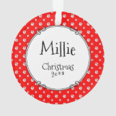 Lass uns gehen! Walk Wheaten Terrier Dog (Weizen 1 Ornament (Rückseite)