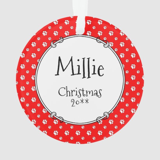 Lass uns gehen! Walk Wheaten Terrier Dog (Weizen 1 Ornament (Rückseite)