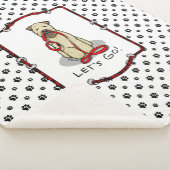 Lass uns gehen! Walk Wheaten Terrier Dog (Weizen 1 Sherpadecke (3/4)